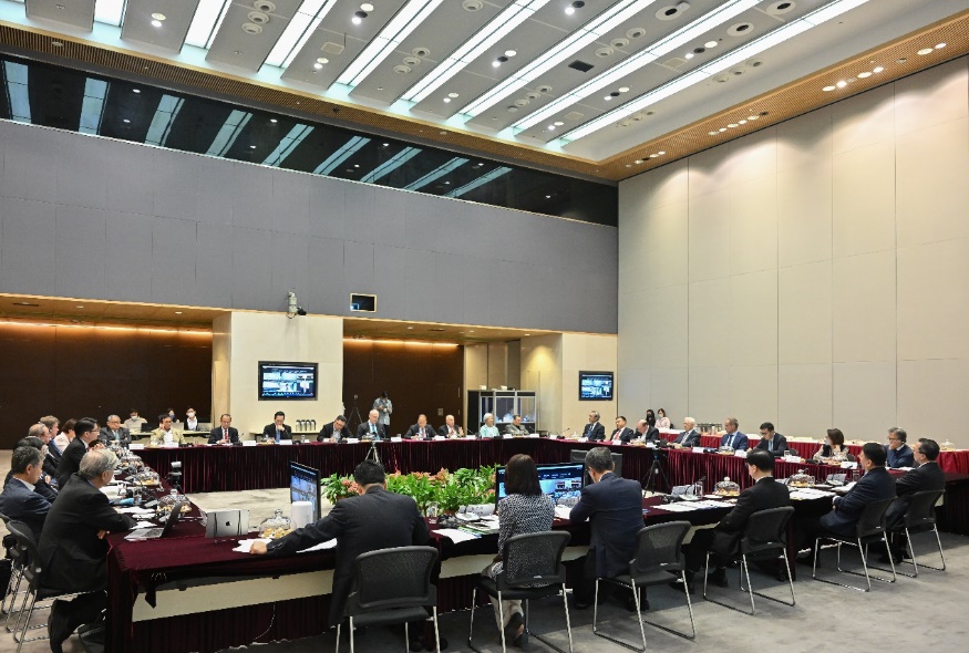 The second meeting of CECA was held at the Central Government Offices.