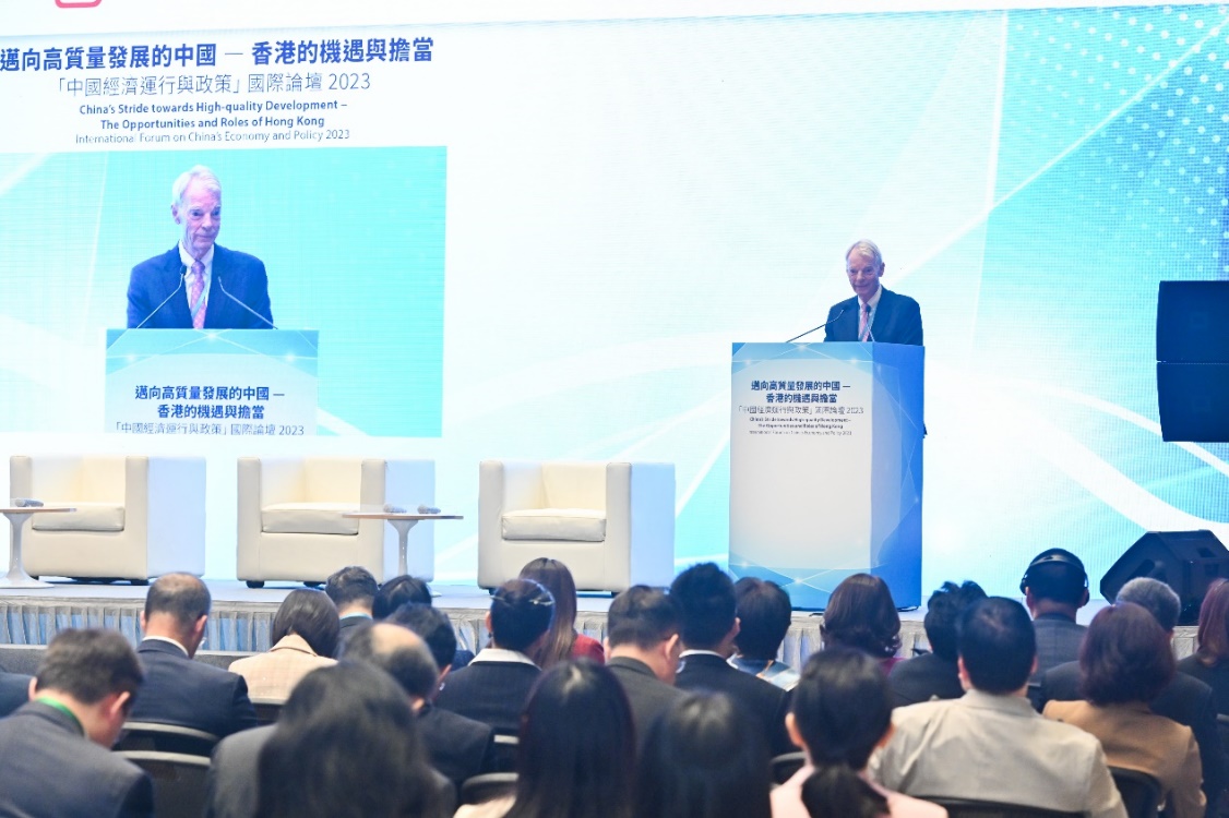 Philip H. Knight Professor Emeritus of Management of the Graduate School of Business, Stanford University,  Senior Fellow of the Hoover Institution, Stanford University and Member of CECA, Professor Michael Spence, delivered special address at the Forum.