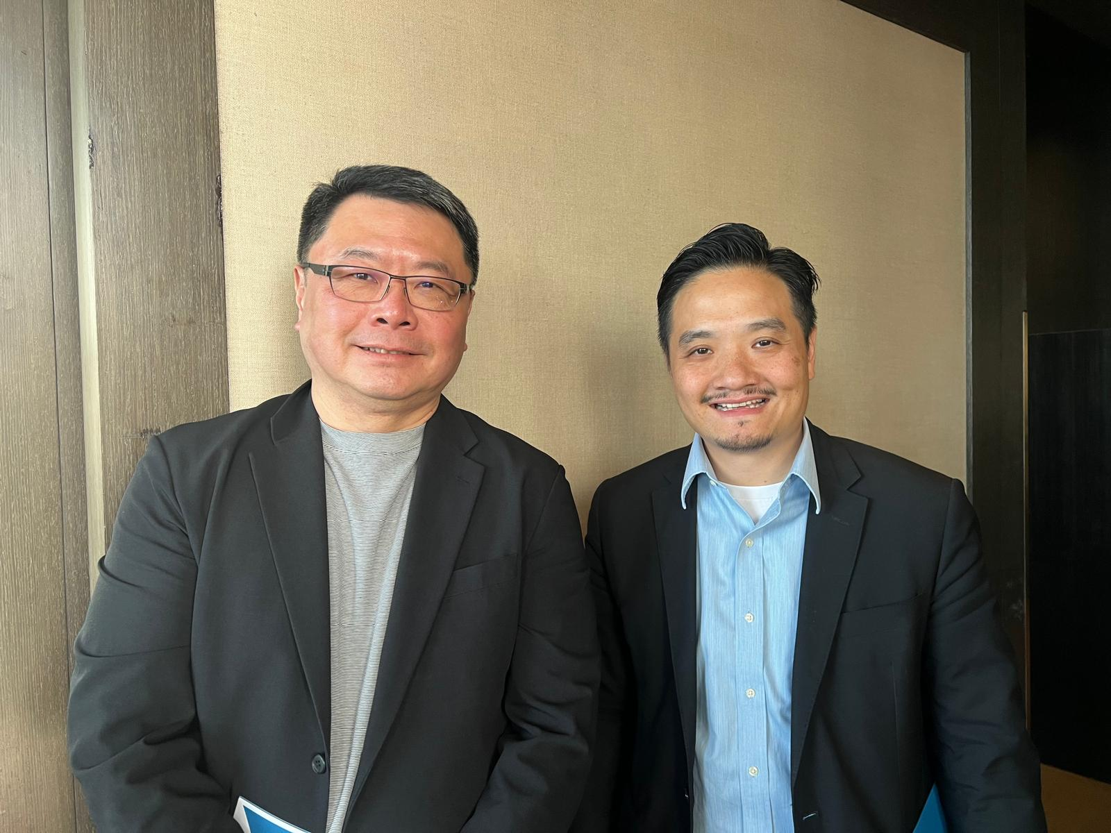 黃元山博士與特首顧問團成員、香港科技園公司董事局主席查毅超博士會面。