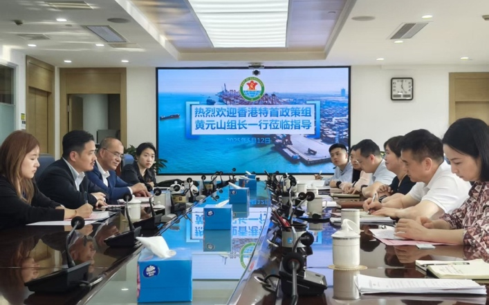 特首政策組團隊一行到訪廣州市港務局。