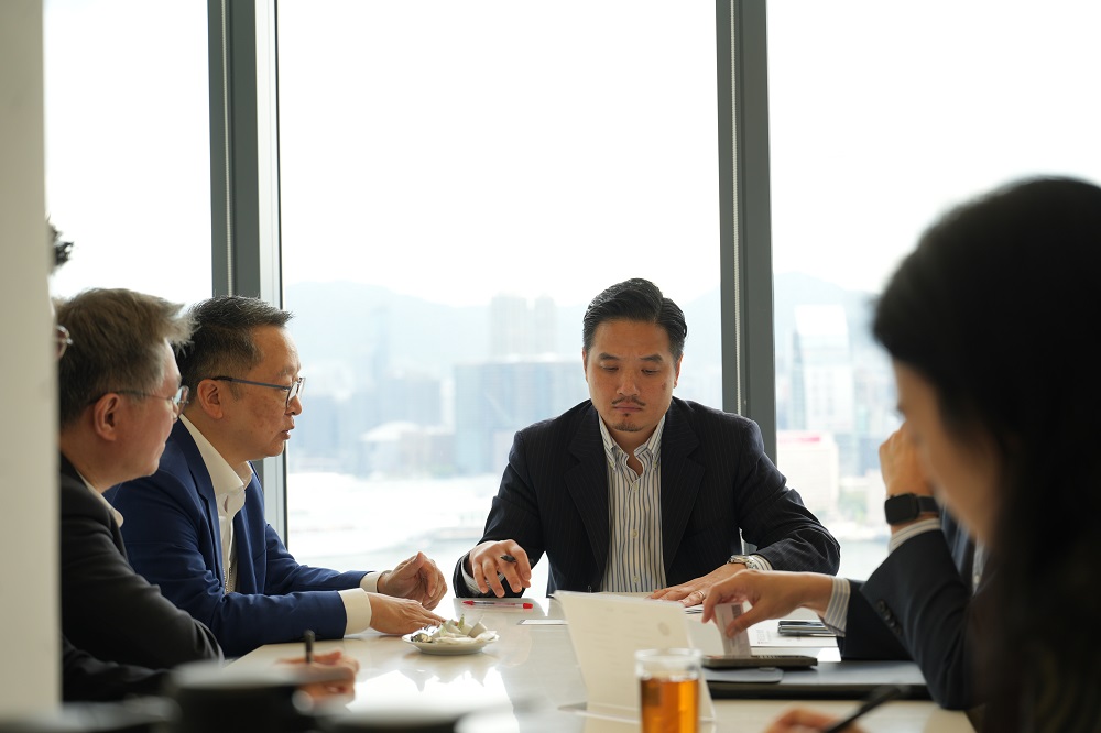 黃元山博士與香港正版正貨大聯盟成員和香港人工智能及科技協會成員會面。