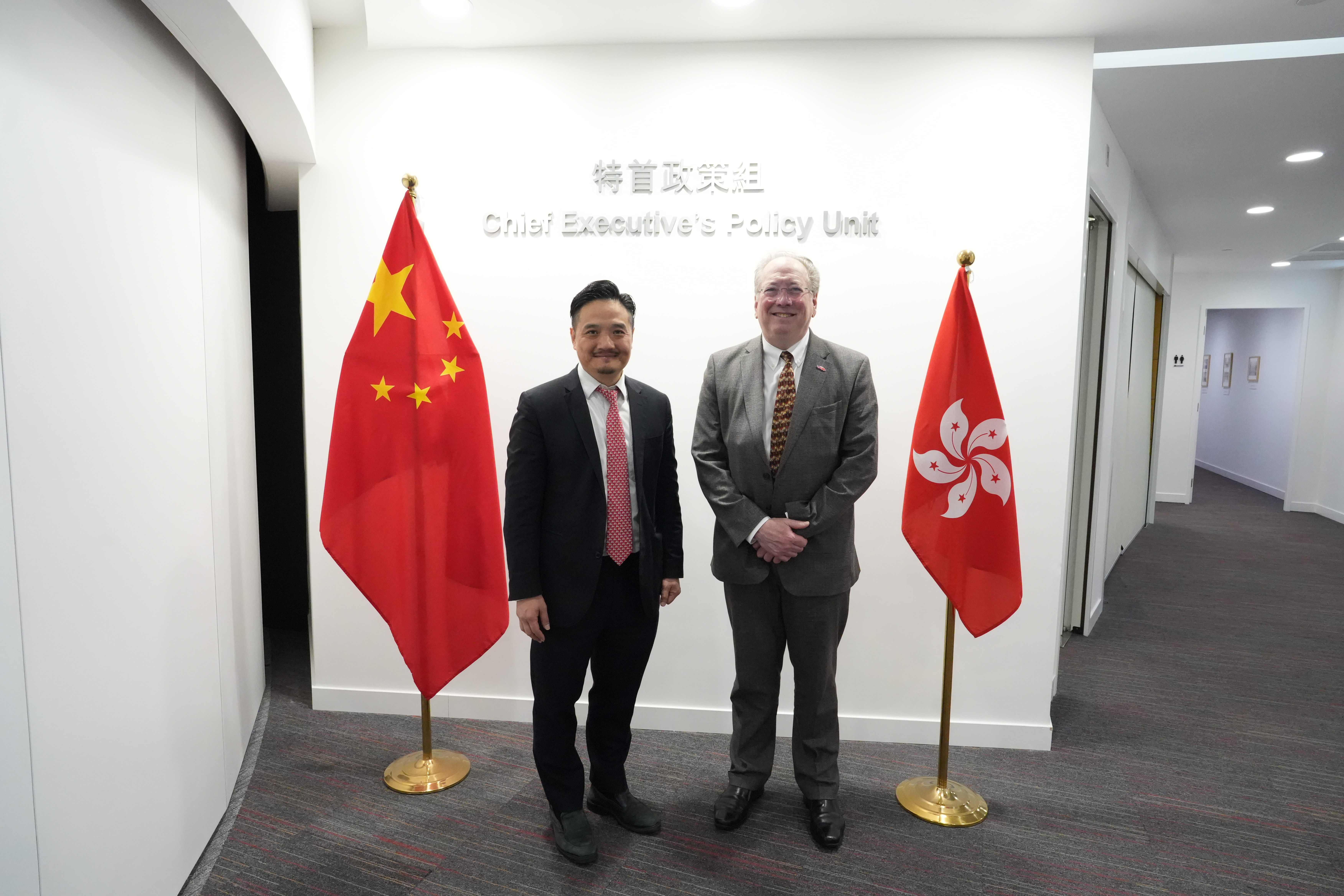 黃元山博士與英國智庫 Z/Yen Group Limited董事長 Michael Mainelli教授會面。