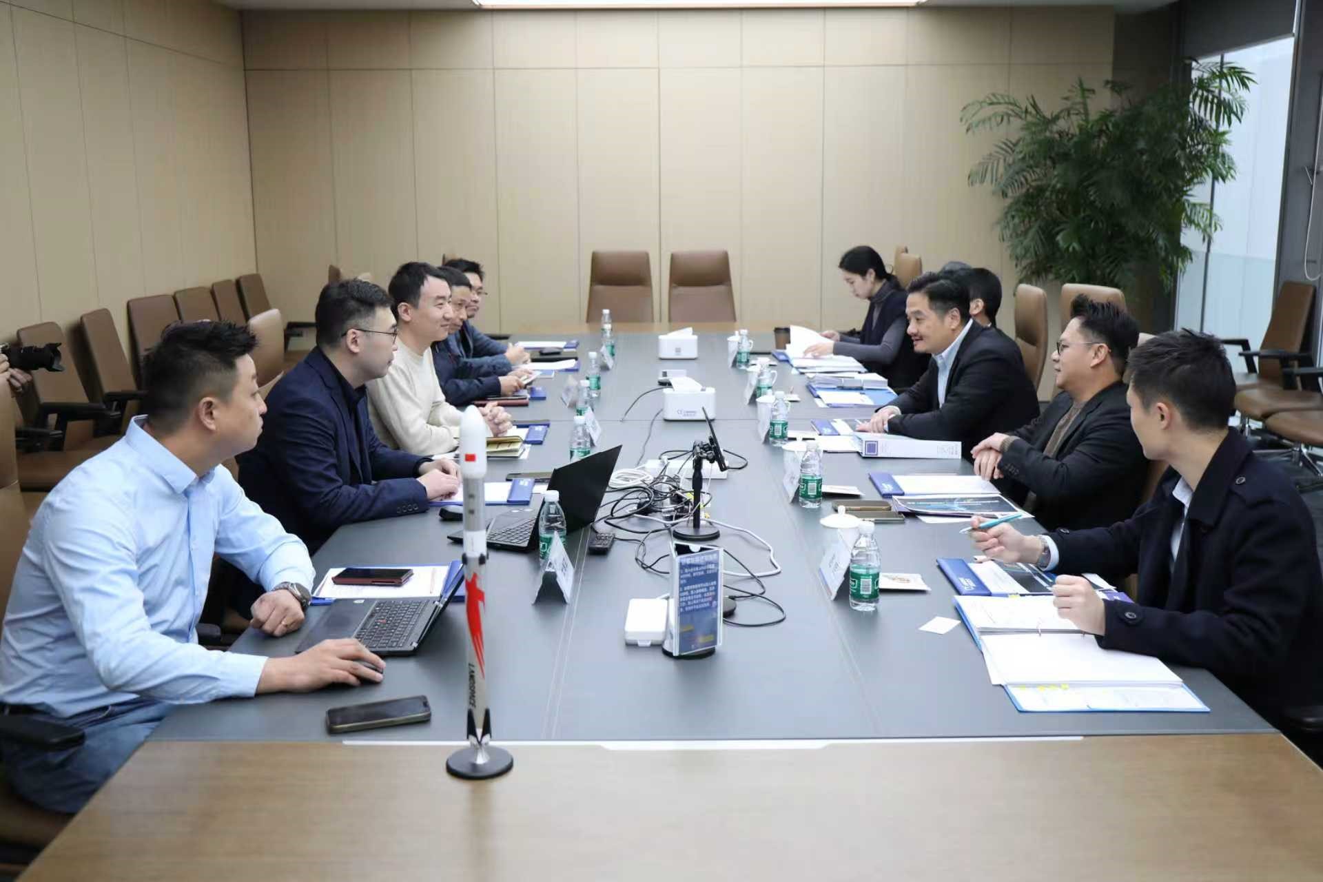 特首政策組一行到訪藍箭航天空間科技股份有限公司。