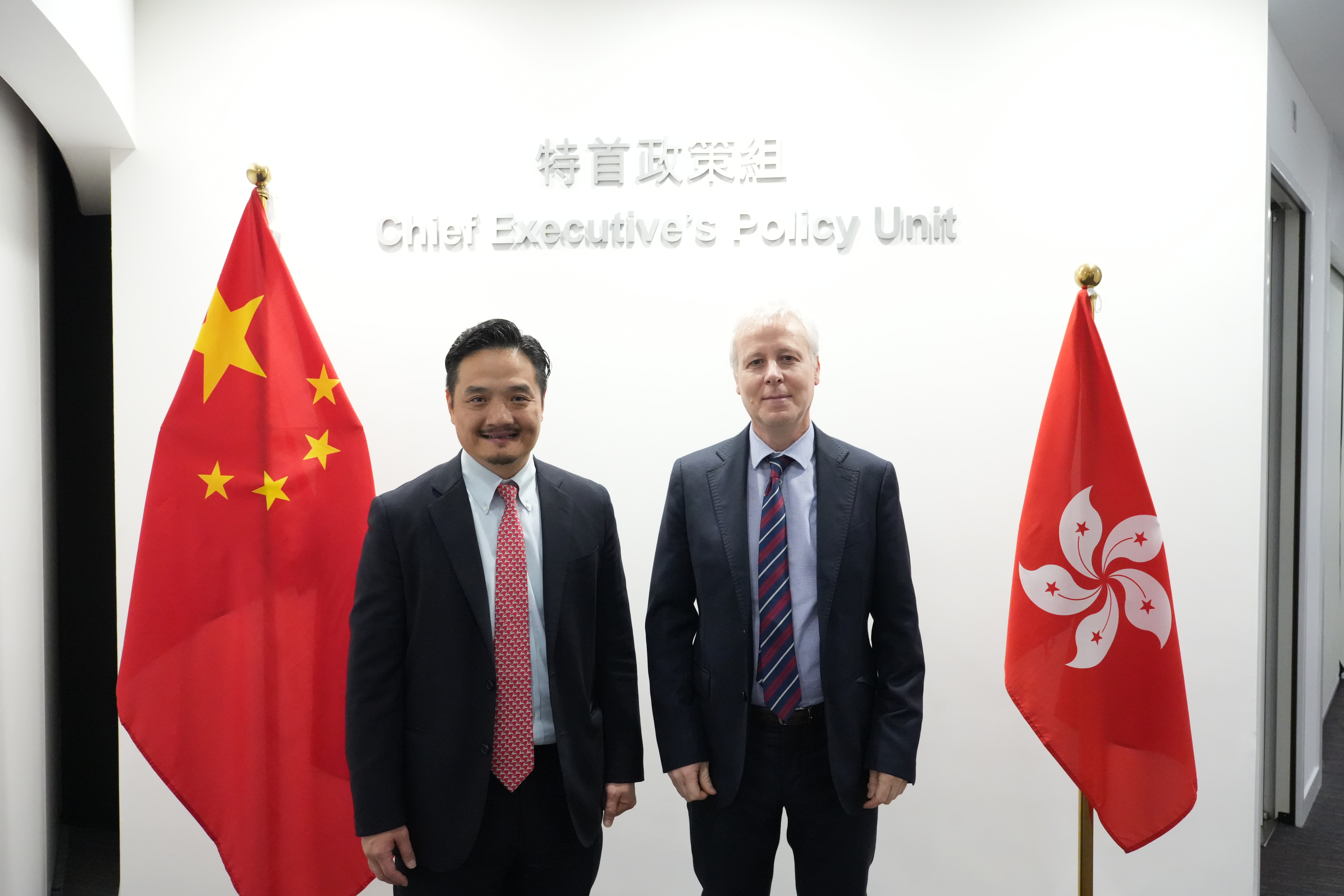 黃元山博士與Global Accreditation Cooperation Incorporated副主席Emanuele Riva會面。