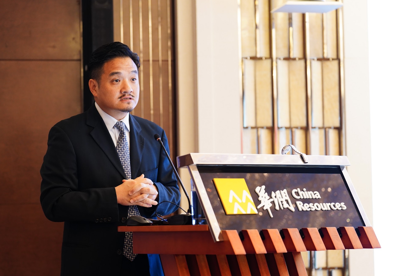 黃元山博士出席華潤隆地香港戰略研討學習會。