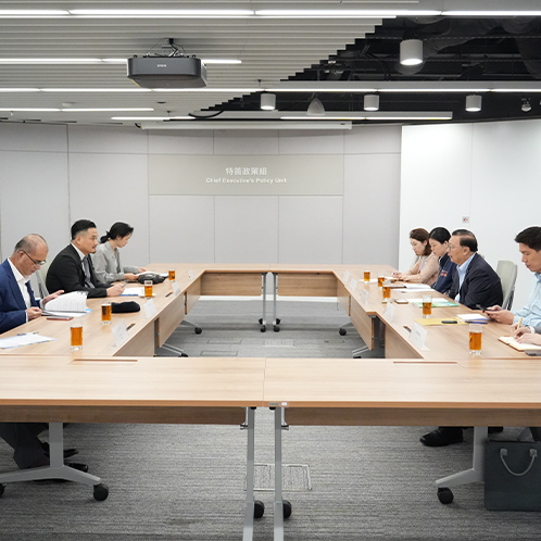 與香港再出發大聯盟團隊會面 交流商業航天發展機遇
